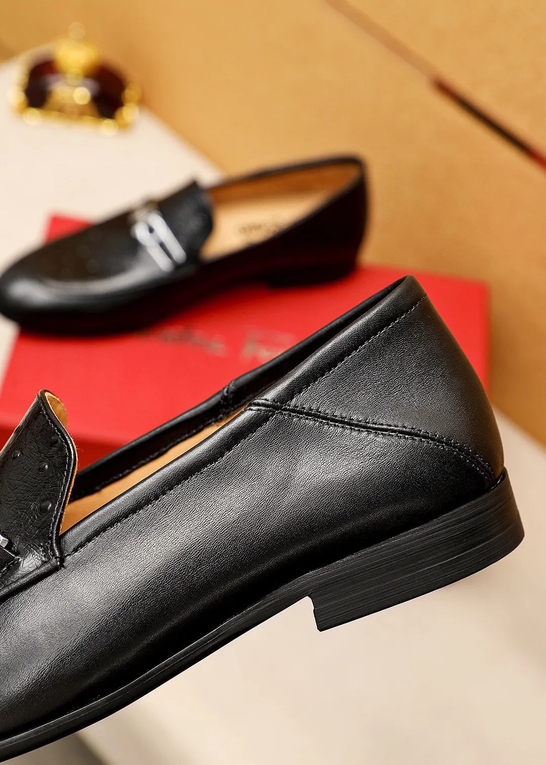 Men's shoes 💰480 💐[Ferragamo/Ferragamo] (high-end Niuli) New 🐲Ferragamo* Ferragamo classic formal leather shoes! The upper is made of imported first-layer cowhide and the upper is made of comfortable first-layer cowhide leather lining! Original wear-resistant rubber outsole! High quality products! Code number 38-44 (45🉑️customized)